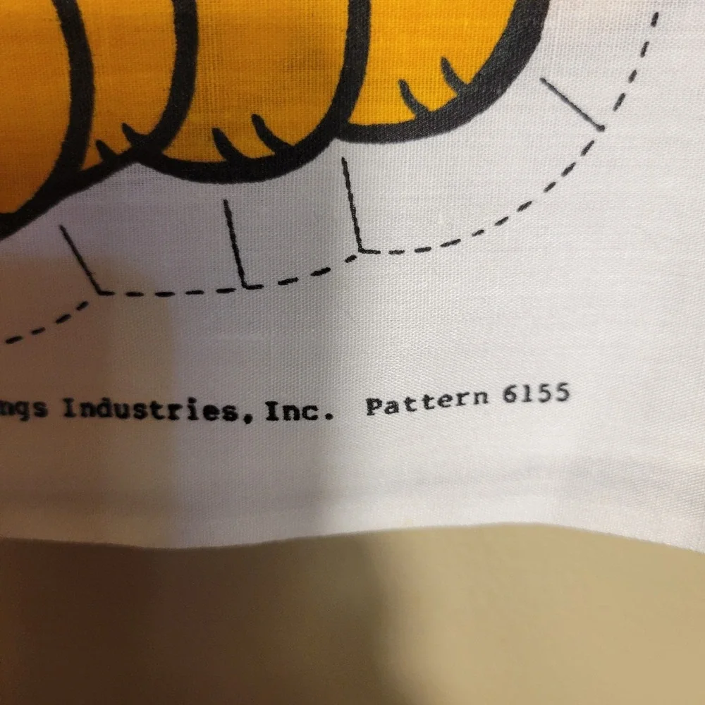 Vintage 1982‎ ANNIE'S Dog Sandy CUT & SEW Fabric Panel 20